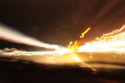 Set your camera to a 30 sec shutter, set it on your dash, drive around town... you'll get something like this
